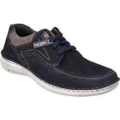 Josef Seibel Mens Anvers 91 Wide Fit Shoes - Indigo Kombi