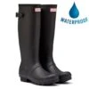 Hunter Womens Original Back Adjustable Wellies Rain Boots - Black -Fashion Shoe Store ckAdjustable AllBlack 3NEW614353