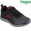 Skechers Mens Track Ripkent Vegan Trainers - Black Charcoal 2 Skechers Mens Track Ripkent Vegan Trainers - Black Charcoal -Fashion Shoe Store ckRipkent BkCharcoal VEGAN812943 1