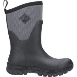 Muck Boots Womens Arctic Sport II Mid Neoprene Wellies - Black Grey 8 Muck Boots Womens Arctic Sport II Mid Neoprene Wellies - Black Grey -Fashion Shoe Store cticSportIIMid BlackGrey 4684292 2