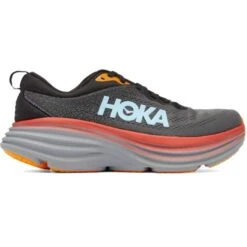 Hoka Mens Bondi 8 Running Shoes - Anthracite Castlerock -Fashion Shoe Store di8 AnthraciteCastlerock 7797930