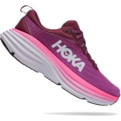 Hoka Womens Bondi 8 Running Shoes - Beautyberry Grape Wine -Fashion Shoe Store di8 BeautyberryGrapeWine 2797909