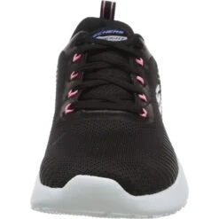Skechers Womens Skech Air Dynamight Luminosity Trainers - Black Pink -Fashion Shoe Store echAirDynamLum BlackPink 7768634 10