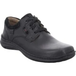 Josef Seibel Mens Anvers 36 Wide Fit Shoes - Schwarz