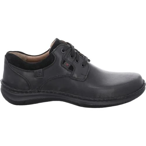Josef Seibel Mens Anvers 36 Wide Fit Shoes - Schwarz 4 Josef Seibel Mens Anvers 36 Wide Fit Shoes - Schwarz - Image 2