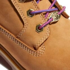 Timberland Womens Nellie Waterproof Chukka Boots - Wheat Purple - A2JSJ -Fashion Shoe Store ellieChukka YellowPurple 7726220 1