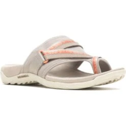 Merrell Womens Terran 3 Cush Slide Toe Post Sandals - Moon Clay