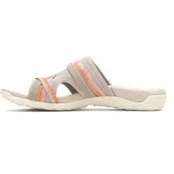 Merrell Womens Terran 3 Cush Slide Toe Post Sandals - Moon Clay -Fashion Shoe Store erran3CushPost MoonClay 3833774