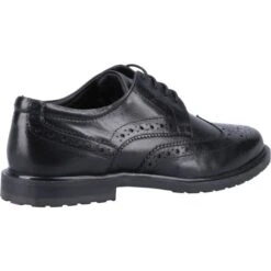 Hush Puppies Womens Verity Brogue Shoes - All Black -Fashion Shoe Store es VerityBrogue AllBlack 3812980
