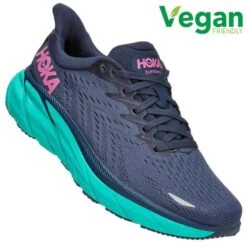 Hoka Womens Clifton 8 Running Shoes - Outer Space Atlantis