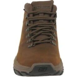 Skechers Mens Respected Esmont Walking Boots - Dark Brown -Fashion Shoe Store espectedEsmont DarkBrown 5781088