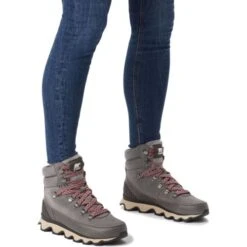 Sorel Womens Kinetic Conquest Waterproof Boots - Quarry Black -Fashion Shoe Store eticConquest QuarryBlack 2790139 1