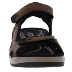 Ecco Shoes Mens Offroad Leather Walking Sandals - Espresso Cocoa Brown Black -Fashion Shoe Store froad EspressoCocoaBrown02629412