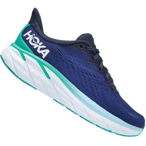 Hoka Womens Clifton 8 Running Shoes - Outer Space Bellweather Blue 4 Hoka Womens Clifton 8 Running Shoes - Outer Space Bellweather Blue - Image 2