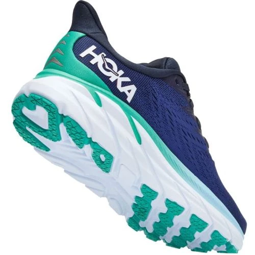 Hoka Womens Clifton 8 Running Shoes - Outer Space Bellweather Blue 5 Hoka Womens Clifton 8 Running Shoes - Outer Space Bellweather Blue - Image 3