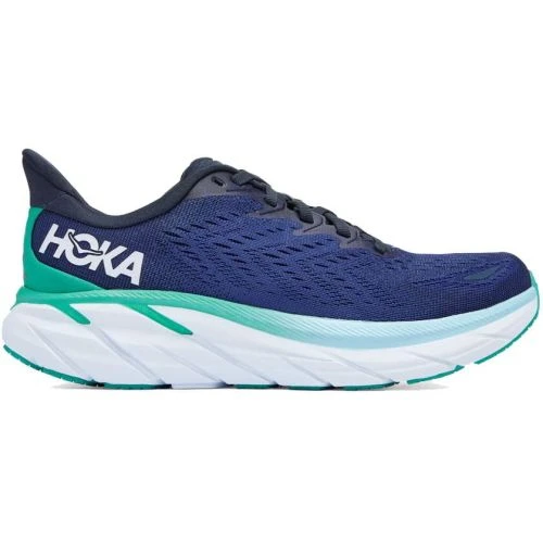 Hoka Womens Clifton 8 Running Shoes - Outer Space Bellweather Blue 9 Hoka Womens Clifton 8 Running Shoes - Outer Space Bellweather Blue - Image 7