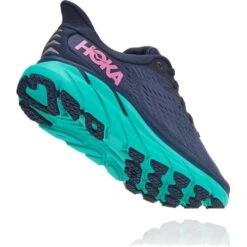 Hoka Womens Clifton 8 Running Shoes - Outer Space Atlantis -Fashion Shoe Store fton8 OuterspaceAtlantis 3724557