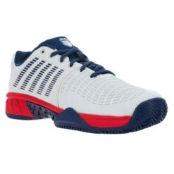 K-Swiss Mens Express Light 3 HB Tennis Shoes - Bit Of Blue Opal Lollipop