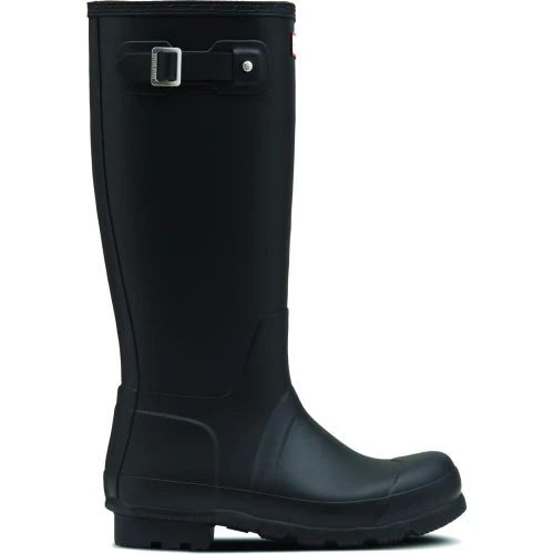 Hunter Mens Original Tall Insulated Wellies - Black 4 Hunter Mens Original Tall Insulated Wellies - Black - Image 2