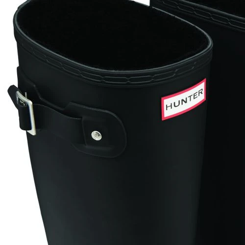 Hunter Mens Original Tall Insulated Wellies - Black 7 Hunter Mens Original Tall Insulated Wellies - Black - Image 5