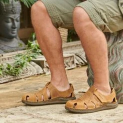 Josef Seibel Mens Maverick Sandals - Castagne -Fashion Shoe Store ibel Maverick01 Castagne 5837343