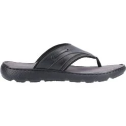 Hush Puppies Mens Connor Sandals - Black -Fashion Shoe Store ies ConnorFlipFlop Black 4830161