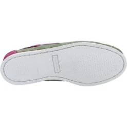 Hush Puppies Womens Hattie Boat Shoes - Green Pink Grey -Fashion Shoe Store ies Hattie GreenPinkGrey 3819760