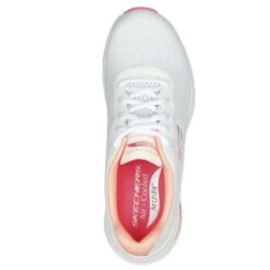 Skechers Womens Arch Fit Infinity Cool Vegan Trainers - White Pink -Fashion Shoe Store itInfinityCool WhitePink 2847276
