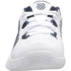 K-Swiss Mens Receiver V Tennis Shoes - White Peacoat Silver -Fashion Shoe Store iverV WhitePeacoatSilver 3755763