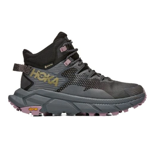 Hoka Womens Trail Code GTX Waterproof Walking Boots - Black Castlerock 8 Hoka Womens Trail Code GTX Waterproof Walking Boots - Black Castlerock - Image 6