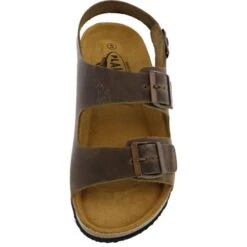 Plakton Mens Saul Malaga Adjustable Slide Sandals - Kaki Green -Fashion Shoe Store lMalaga 175113 KAKI731X B855851