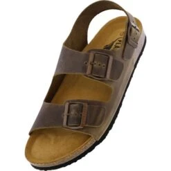 Plakton Mens Saul Malaga Adjustable Slide Sandals - Kaki Green -Fashion Shoe Store lMalaga 175113 KAKI731X C855852