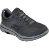Skechers Mens Go Walk 5 Qualify Trainers - Charcoal Black -Fashion Shoe Store lk5Qualify CharcoalBlack 1721643