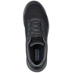 Skechers Mens Go Walk 5 Qualify Trainers - Charcoal Black -Fashion Shoe Store lk5Qualify CharcoalBlack 3721645
