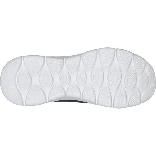 Skechers Womens Go Walk Flex Striking Look Trainers - Navy Lavender 7 Skechers Womens Go Walk Flex Striking Look Trainers - Navy Lavender - Image 5