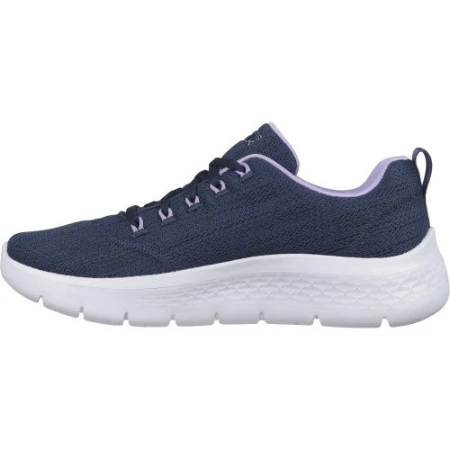 Skechers Womens Go Walk Flex Striking Look Trainers - Navy Lavender 5 Skechers Womens Go Walk Flex Striking Look Trainers - Navy Lavender - Image 3