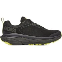 Hoka Mens Challenger ATR 6 GTX Waterproof Trail Shoes - Black Black Olive -Fashion Shoe Store llengerATR6GTX BkBkOlive 7799227