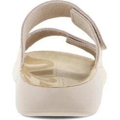 Ecco Womens 2nd Cozmo Adjustable Slide Sandal - Limestone -Fashion Shoe Store mo206823 02378 Limestone 8770024