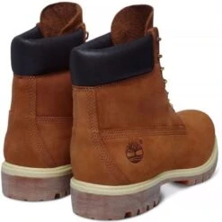 Timberland Mens 6 Inch Premium Classic Waterproof Boots - Rust -Fashion Shoe Store nchPrem072066 RustNubuck 2575533