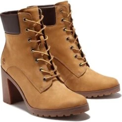 Timberland Womens Allington 6 Inch Chelsea Ankle Boots - Wheat - A1HLS -Fashion Shoe Store nd Allington6inch Yellow 4703532 1