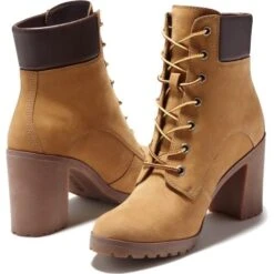 Timberland Womens Allington 6 Inch Chelsea Ankle Boots - Wheat - A1HLS -Fashion Shoe Store nd Allington6inch Yellow 5703533 1