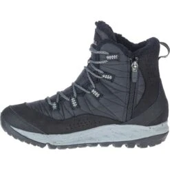 Merrell Womens Antora Sneaker Waterproof Ankle Boots - Black 14 Merrell Womens Antora Sneaker Waterproof Ankle Boots - Black -Fashion Shoe Store ntoraSneakerBootWP Black 4723345 1