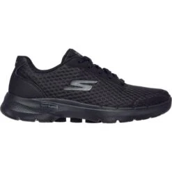 Skechers Womens Go Walk 6 Iconic Vision Trainers - Black Black -Fashion Shoe Store oWalk6IconicVision Black 3834738