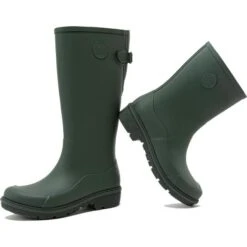 Fitflop Womens Wonderwelly Tall Wellington Boots - Deep Green -Fashion Shoe Store onderWellyTall DeepGreen 5737765