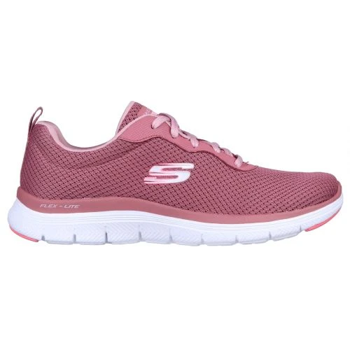 Skechers Womens Flex Appeal 4 Brilliant View Trainers - Mauve 5 Skechers Womens Flex Appeal 4 Brilliant View Trainers - Mauve - Image 3