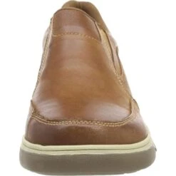 Hush Puppies Mens Fletcher Wide Fit Shoes - Tan -Fashion Shoe Store pies Fletcher TanLeather 1751723