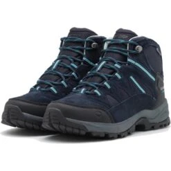 Hi-Tec Womens Bandera Lite WP Walking Boots - Navy Mint -Fashion Shoe Store raLiteMidRT SktCaptnMint 2831496