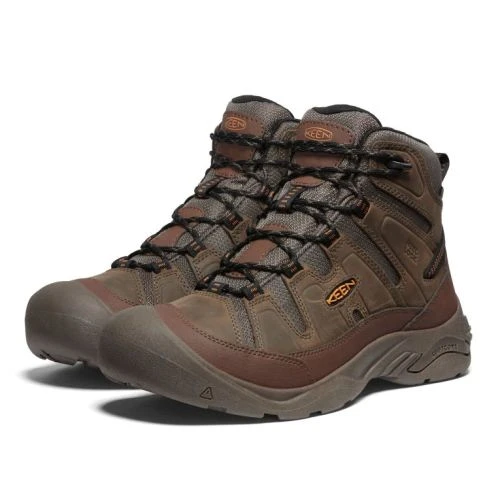Keen Mens Circadia Mid Waterproof Walking Boots - Canteen Curry 4 Keen Mens Circadia Mid Waterproof Walking Boots - Canteen Curry - Image 2