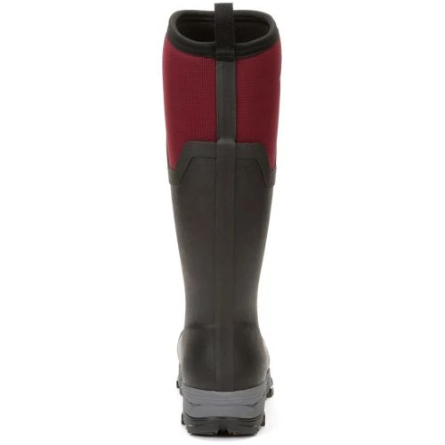Muck Boots Womens Arctic Ice Tall Wellington Boots - Black Maroon 6 Muck Boots Womens Arctic Ice Tall Wellington Boots - Black Maroon - Image 4