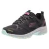 Skechers Womens Hillcrest Pure Escapade Trail Trainers - Black Multi -Fashion Shoe Store restPureEscapade BkMulti 1832363